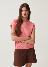 Ovs Cotton T-Shirt With Kimono Sleeves